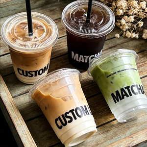 Vasos de café de plástico de 16 oz con tapas y pajitas, vasos de café desechables de plástico duro para llevar, para uso en cafeterías. - Product Image 4