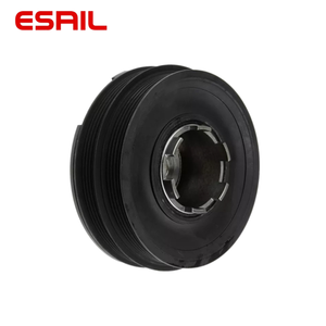 Polea de correa del amortiguador del cigüeñal del motor 11232247565 12232247565 11-23-2-247-565 21653131 1418300300 para <span class=keywords><strong>BMW</strong></span> E46 <span class=keywords><strong>318D</strong></span> 320D E39 - Product Image 2