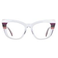 Lunettes de vue de créateur de marques célèbres, monture optique rectangulaire transparente à bordure complète, charnières 2026, lunettes en acétate de qualité supérieure