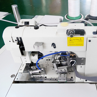 Machine à coudre semi-automatique haute vitesse Stenburg pour bordures de matelas, tête Singer 300U, 1600-2800 points/minute