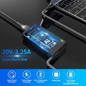 High Quality 65W Type-C <b>Power</b> Adapter For HP Notebook, 19.5V 3.33A Output, Multi-Voltage Universal Wall Charger - Product Image 4