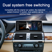 Pantalla de Radio para Auto Android con Qualcomm 685, Pantalla IPS de 10.25 Pulgadas y Resolución 1920*720, DSP Integrado, GPS y Amplificador para BMW X5 E70/X6 E71 (2007-2013)