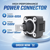 Premium 1500V ABS/Nylon IP67 Wasserdichter Männlicher/Weiblicher Flammhemmender Stromkabeladapter für Automobil-/Solarenergiesysteme