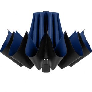 Paraguas Plegable de 12 Varillas, Color Sólido, Protección UPF 50+, Estilo Chino, Impresión de Logotipo Disponible para Promociones - Product Image 3