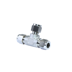 Raccord de tuyau hydraulique en acier inoxydable TEE 3/8\" OD TAIWAN UNION, tube NPT DIN ISO 9001 certifié, compatible SAE/JIC - Product Image 1