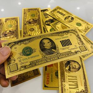 Banconota Commemorativa in Foglia d'Oro da $1.000 U.S. Edizione 1928, Valuta Prop da Collezione in Oro 24K. - Product Image 4