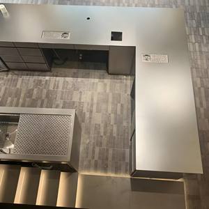 Mesa de Trabajo de Acero Inoxidable Duradera de Estilo Americano para Cocina Comercial Personalizada, Conjunto de Barra de Servicio Moderna para Fiestas - Product Image 5