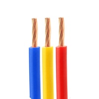 Cable eléctrico de un solo núcleo, PVC, azul, 1mm, 1,5mm, 2,5mm, 4mm, 6mm, 10mm, precio