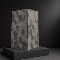 Panneaux de revêtement mural gris-noir MCM en quartz souple, imperméables, ignifuges et insonorisés pour l'extérieur et l'intérieur, style moderne classique pour salon et hôtel