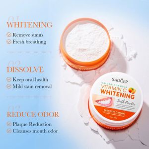 SADOER poudre Hygiène Buccale Sérum De Nettoyage Gel Blanc Soins Des Dents Blanchiment Des Dents Outils Dentaires Sourire Parfait - Product Image 5