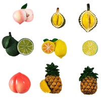 Groenten Fruit Aardbeien Creatieve 3D Harsen Koelkastmagneten Handgeschilderde Telefoonhoesjes/Auto Luchtrooster Stickers - Modetrend