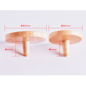 Accessoires de golf de marqueur de balle de golf en bambou naturel de haute qualité en gros d'usine du logo OEM de marqueur - Product Image 5