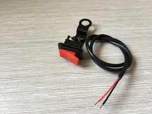Accessoires pour motos, support en fer, bouton-poussoir de klaxon, trou de montage de rétroviseur de 10 mm, interrupteur d'alimentation du klaxon - Product Image 4