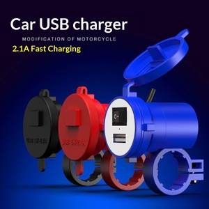 Cargador Rápido USB 12V 2A para Motocicleta, Soporte para Manillar Universal para Teléfono Móvil MOLANGDAO, Cargador Universal para Auto - Product Image 4
