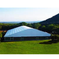 Performance à coût élevé grand chapiteau extérieur toile à voile tente de fête strech tente de mariage cadre en aluminium tentes transparentes