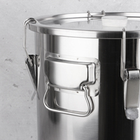 Fût de bière à domicile en acier inoxydable 304, 20l, 50l, 100l, Design personnalisé, seau, matériel