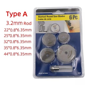Jeu de lames de scie circulaire HSS, disques de coupe pour le bois, outil rotatif pour perceuses Dremel, mandrin rotatif - Product Image 5