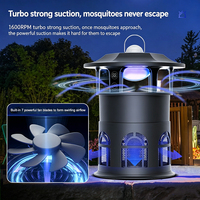 Zware elektrische muggenlamp voor buitengebruik, insectenval voor boerderij, tuin, patio, achtertuin, insectenverjager voor thuis