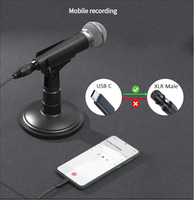USB-C zu XLR Audio-Kabel, Typ-C zu XLR Ausgangskabel mit Hi-Fi DAC-Chip für Mischpulte, Verstärker & Studiomonitore