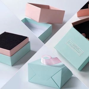 Wholesale Custom Logo Luxury Paper Jewellery Ring <b>Earrings</b> Jewelry <b>Gift</b> <b>Box</b> Packaging Custom Design <b>Box</b> With LOGO - Product Image 4