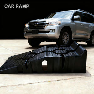 होंगमा प्लास्टिक कार रैंप कस्टमाइजेशन प्लास्टिक कार सर्विस रैंप लिफ्ट कार को स्थिर टायर प्लेसमेंट के लिए गहरी कमर वाली सतह - Product Image 2
