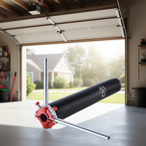 Ressort de torsion pour porte de garage, barres d'enroulement antidérapantes en acier de 0,225x2x27 pouces pour la réparation de porte de garage - Product Image 2