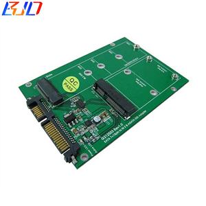SATA <span class=keywords><strong>3</strong></span> III 7 + 15pin zu M.<span class=keywords><strong>2</strong></span> (NGFF) B-key SATA & mSATA 52pin 2in1 Größe Mehrere SSD Konverter Adapter Karte - Product Image 4