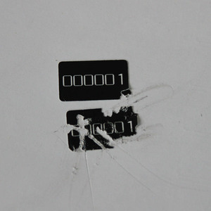 Siêu phá hủy mã vạch nối tiếp số nhãn dán nhãn, bảo hành vỏ trứng giấy an ninh tài sản ID Truy Tìm dán - Product Image 3