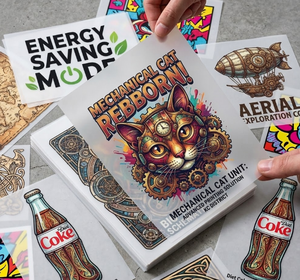 Autocollants 3D Premium en relief UV pour mugs de 16 oz, transfert thermique lavable, thème horreur, en silicone caoutchouc - Product Image 3