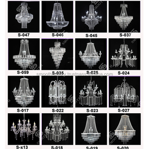 LEDA Party Event Transparent <b>Ceiling</b> <b>Decor</b> 15-Light Transparent Pendant Lamp White Acrylic Pendant Light for <b>Wedding</b> - Product Image 6