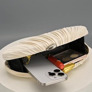 Bolso de Noche de Cristal Personalizado para Novia, Bolsos de Mano de Perlas Sintéticas, Bolsos de Noche Elegantes de Lujo para Mujer, Bolsos Cruzados, Bolsos de Mano - Product Image 5