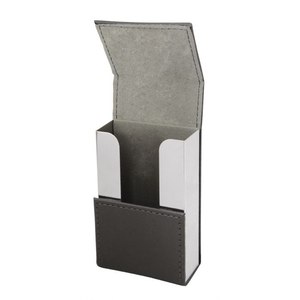 Étui à cigarettes classique en cuir PU noir avec poche, étanche, idéal pour le voyage, rangement pour fumeurs, impression de logo personnalisable - Product Image 2
