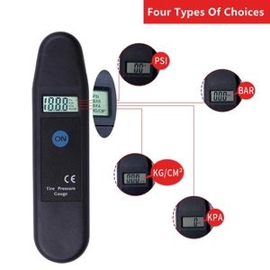 Medidor Digital de Presión de Neumáticos para Automóvil, Manómetro con Pantalla LCD, Barómetro, Probador PSI/KPA/BAR/KG/CM2, Detector para Auto - Product Image 5