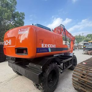 Excavadora de Ruedas Usada Hitachi EX100WD de 10 Toneladas, Excavadora de Ruedas Hitachi EX100WD de Segunda Mano en Stock - Product Image 6