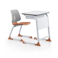 Bureau et chaises d'étude ergonomiques modernes et réglables, fabriqués en Chine, pour salles de classe – Table et chaise d'étude durables