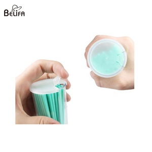Belifa-mango de plástico desechable, cepillo de micropunta para extensión de pestañas, varita de rímel, cepillo o pegamento de pestañas, micro brosse a cils - Product Image 5