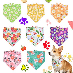 High Quality Tropical Series Summer Pet Holiday <strong>Dog</strong> <strong>Bandana</strong> Reversible - Product Image 2