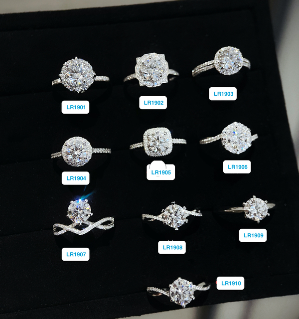 Factory Platinum 950 Round Brilliant Cut 1ct Lab Grown Diamond Eternity Band Rings Engagement Ring for Jewelry Lovers