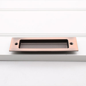 Invisible Embedded Zinc Alloy Concealed Pull Handle for Kitchen Hotel Drawer Dresser <b>Doors</b> Latch Slot-Durable Easy Installation - Product Image 6