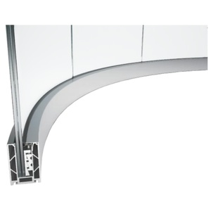 ระบบราวกันตกกระจกแบบไร้กรอบ ช่องอะลูมิเนียมรูปตัวยู สำหรับระเบียงภายนอกอาคาร - Product Image 2