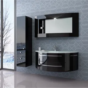 เฟอร์นิเจอร์หรูหราโบราณออกแบบตู้ห้องน้ำพีวีซีแต่งหน้าชุดโต๊ะเครื่องแป้ง