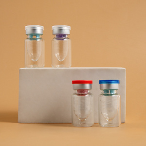 3ml 5ml <b>Empty</b> Small Double Glass Vial Clear Glass Tube Borosilicate <b>Bottle</b> for Cosmetic Medicine Reagent Chemical Laboratory - Product Image 1