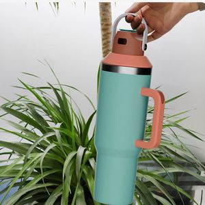 Botella de Agua de Acero Inoxidable con Aislamiento Térmico de Doble Pared, con Tapa y Pajita, 40 oz, Apta para Portavasos de Coche, con Logotipo Personalizado - Product Image 6