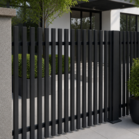 Panneaux de clôture en aluminium commerciaux à persiennes pour système de protection extérieure du périmètre des immeubles de bureaux