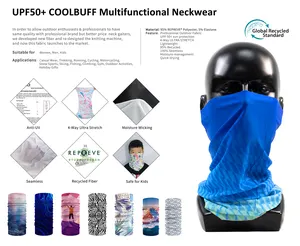 थोक सीमलेस ट्यूब Multifunctional Headwear पॉलिएस्टर Microfiber खोपड़ी Bandana