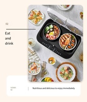 Nouveau produit Appareils de cuisine multi-fonctionnel double cuisinière 5L ménage numérique cuiseur à riz multi-fonctionnel