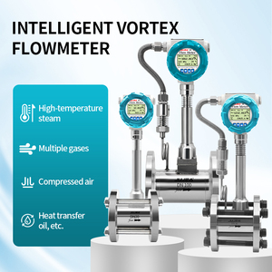 Débitmètre <span class=keywords><strong>Vortex</strong></span> DN150 4-20mA RS485 Pulse 1.0% Précision Eau Gaz Vapeur Oxygène Liquide Mesure du Débit Compensation de Température - Product Image 4