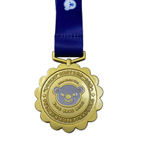 Médailles de course à pied 3D en argent antique de haute qualité, médailles de marathon, médailles personnalisées pour les sports