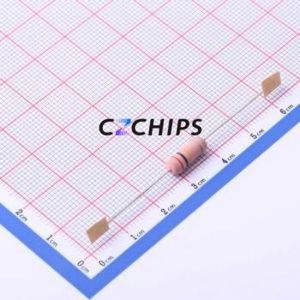 MO2WS-200K ตัวต้านทานผ่านรู6T52 5% แผ่นฟิล์มออกไซด์โลหะ D4.5xL11mm 200Kohm 5% 400V - Product Image 1