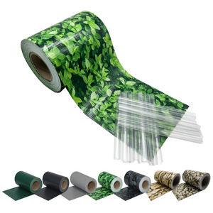 Bande de protection de la vie privée pour clôture en PVC imperméable 450GSM, norme européenne, avec protection solaire - Product Image 1